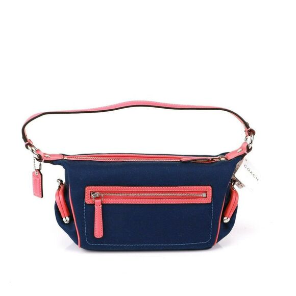 NWT Coach Bonnie Graphic Print Demi Pouch Bag Navy COLLECTOR's ITEM - Picture 5 of 7